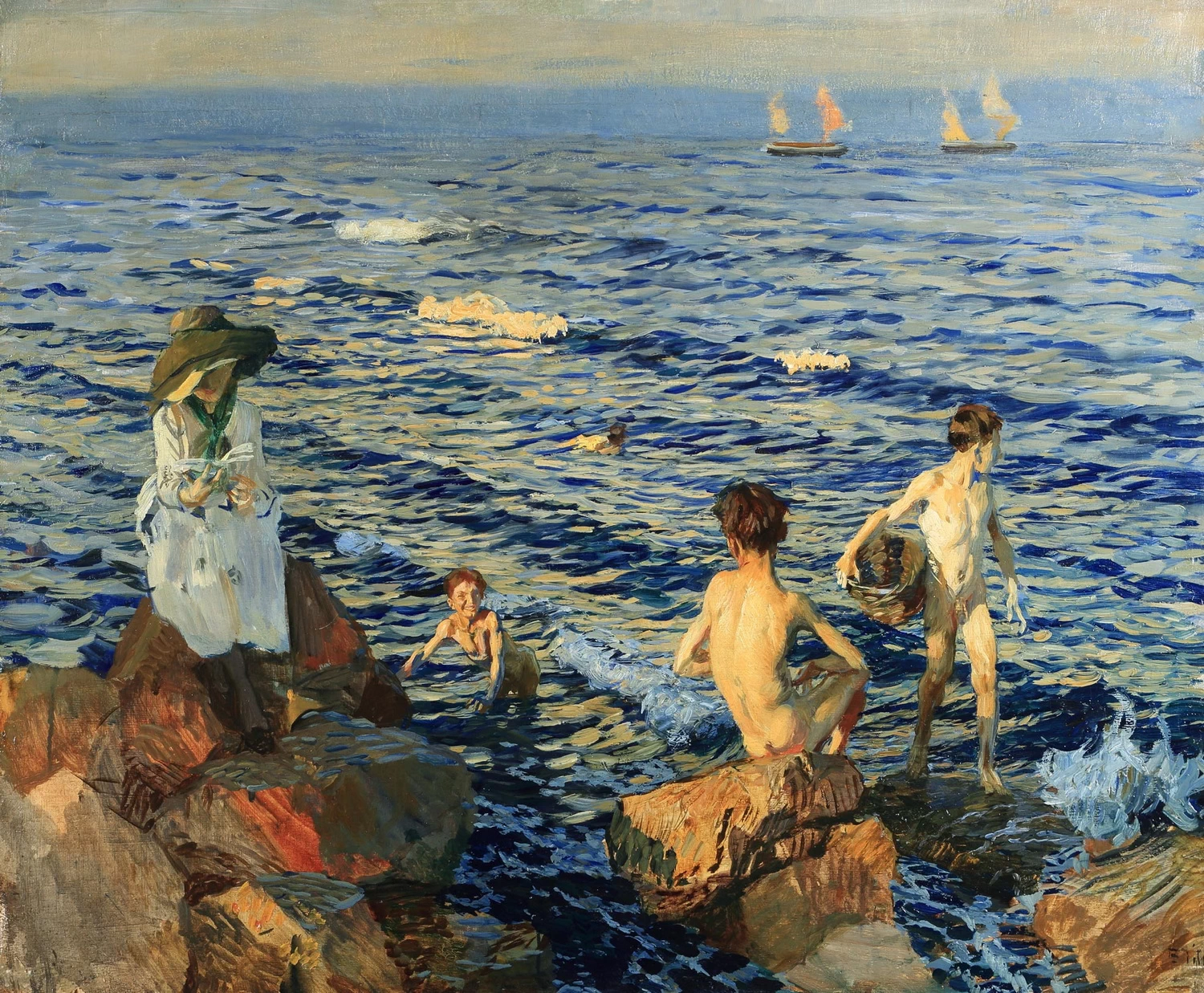   152-Ettore Tito-Mare a Palestrina-1922-Enrico Gallerie d’Arte, Milano